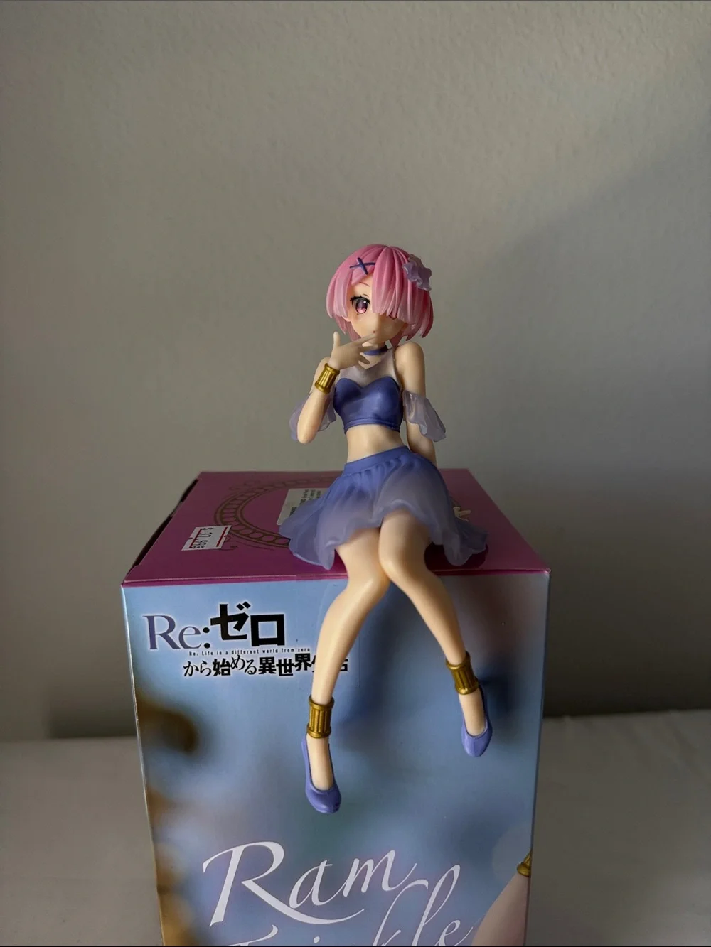 ❌ Re:Zero Starting Life in Another World Ram Twinkle Party Noodle Stopper Figure